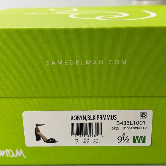 Sam Edelman Robyn Leather Ankle Strap Sandal I3433L1001 Women's US 9.5 Wide NWB - Picture 11 of 11